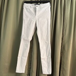 Hollister Women's White Skinny Jeans